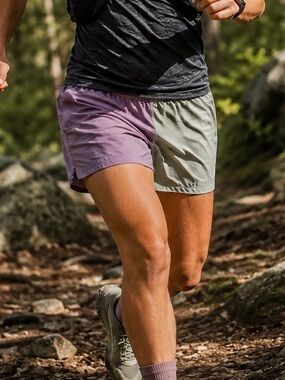 The North Face Colorblock Running Shorts Women’s Medium Trail Athletic Outdoor